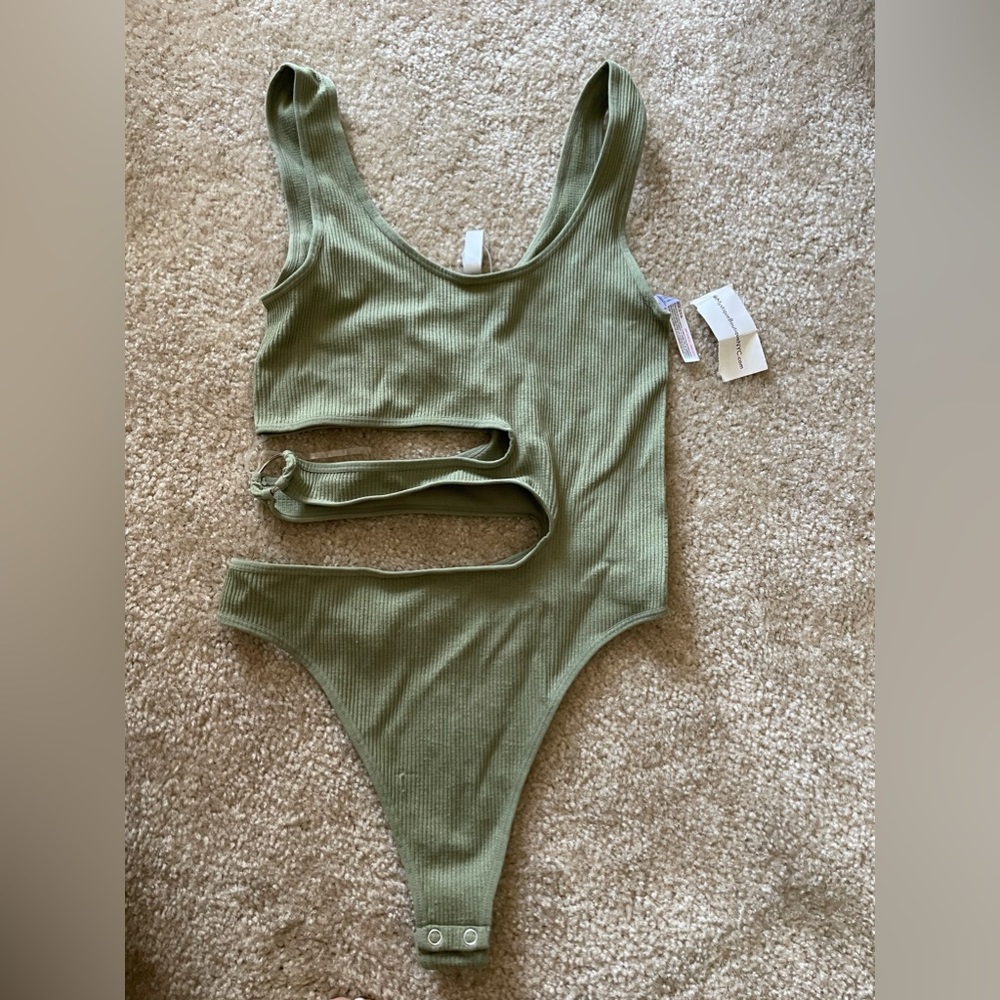 Green Bodysuit from Mystique Boutique